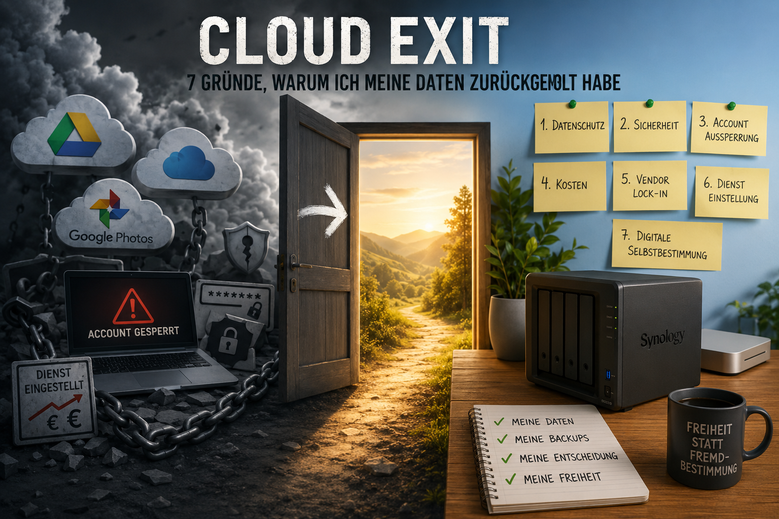 Die 7 Gründe für meinen Cloud Exit