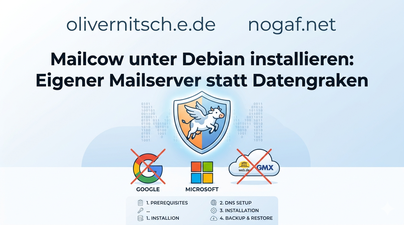 Tschüss Google, Microsoft & Co.: Eigener Mailserver mit Mailcow auf Debian